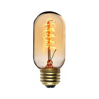 40W Incandescent E26 T14 120V Clear Glass Bulb