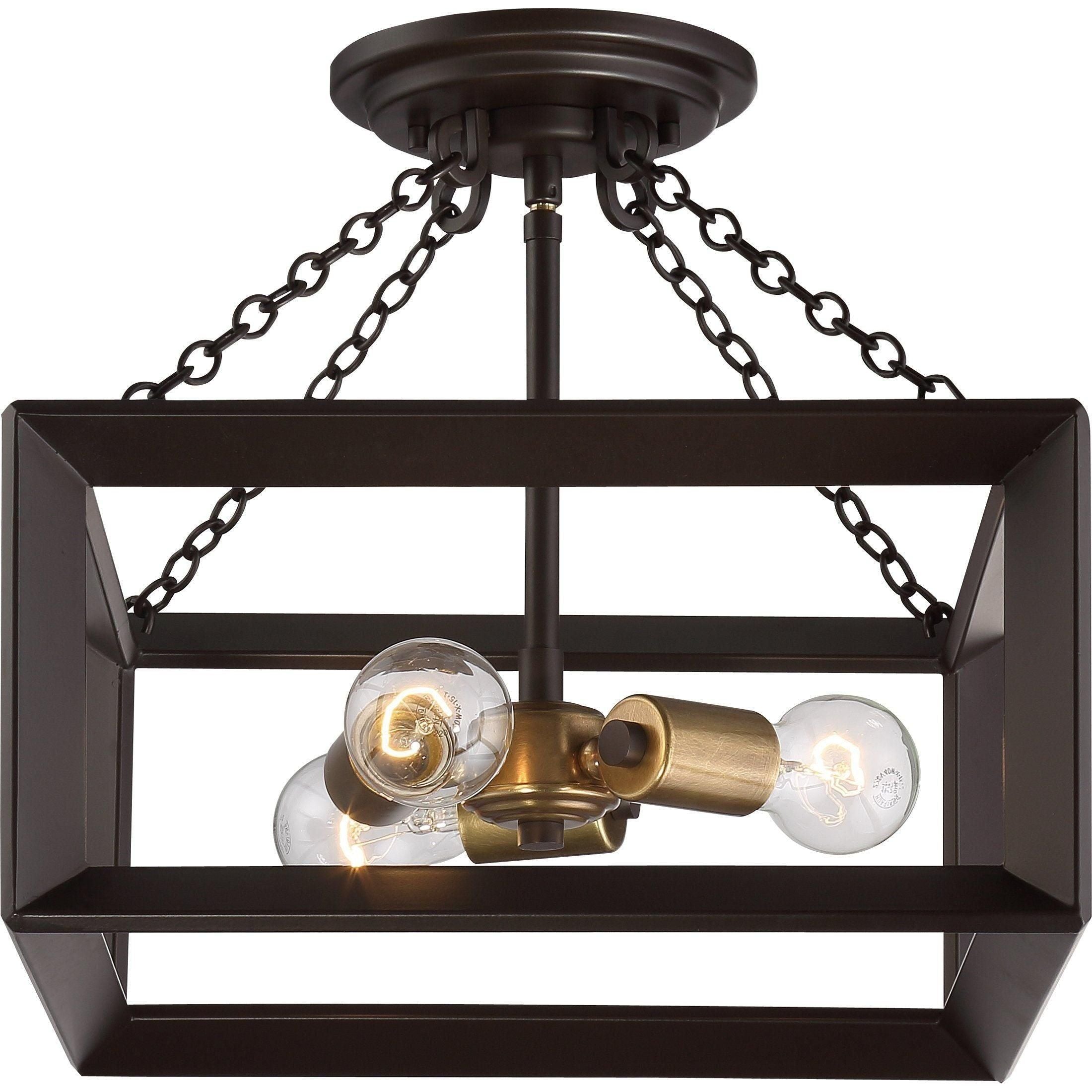 Quoizel - Brook Hall Semi Flush Mount - Lights Canada
