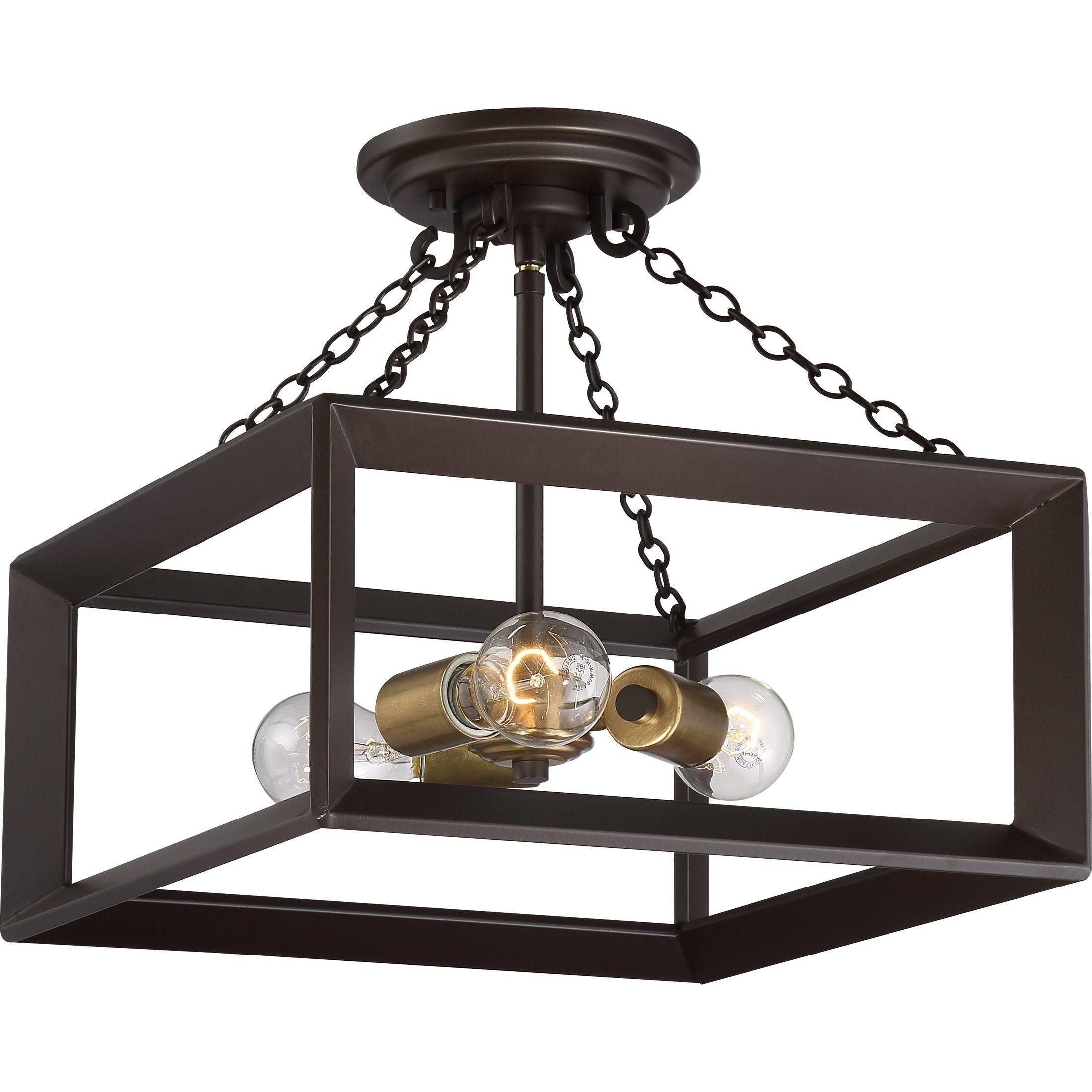 Quoizel - Brook Hall Semi Flush Mount - Lights Canada