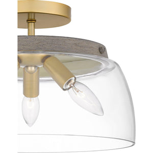 Quoizel - Burkett Semi Flush Mount - Lights Canada