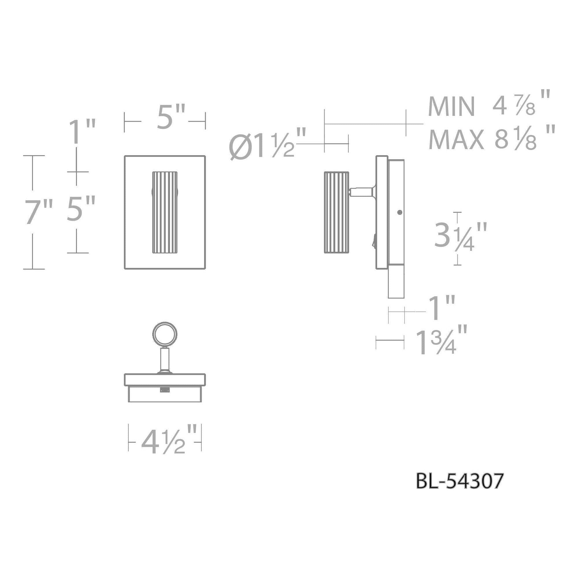 Modern Forms - Nexus 7" LED Reading Light - Lights Canada