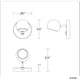 dweLED - Duplex 5" 1-Light LED Reading Light - Lights Canada