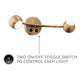 dweLED - Duplex 20" 2-Light LED Reading Light - Lights Canada
