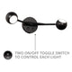 dweLED - Duplex 20" 2-Light LED Reading Light - Lights Canada