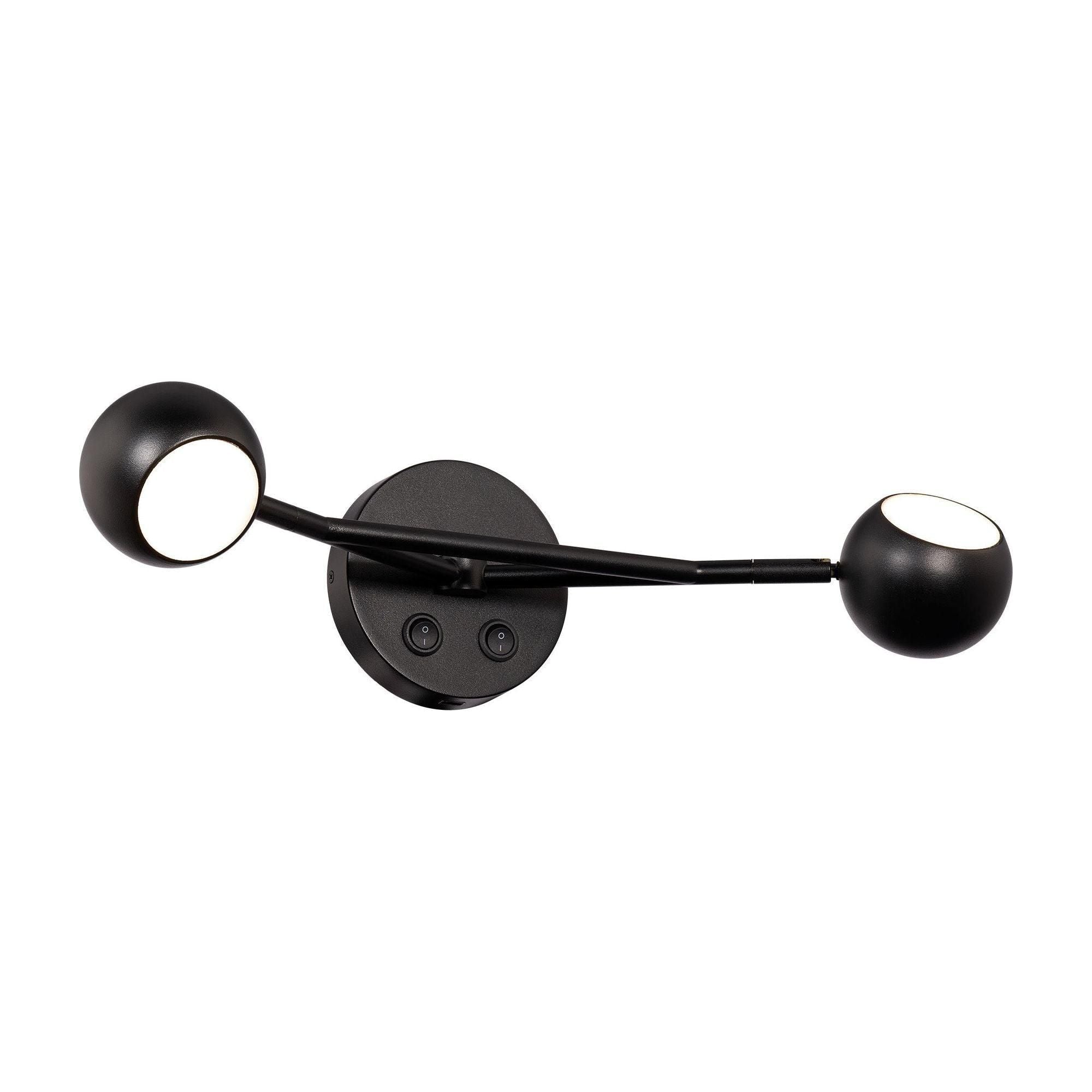 dweLED - Duplex 20" 2-Light LED Reading Light - Lights Canada