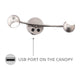 dweLED - Duplex 20" 2-Light LED Reading Light - Lights Canada