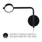 dweLED - Elbo 9.3" LED Reading Light - Lights Canada