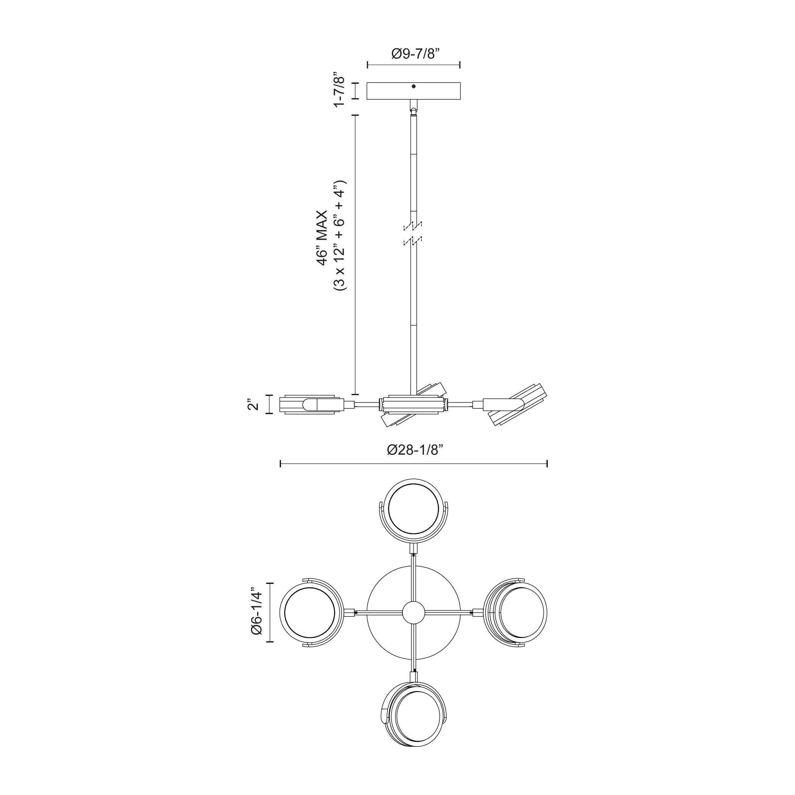 Alora - Blanco 28" Pendant - Lights Canada