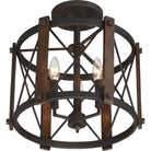 Quoizel - Baron Semi Flush Mount - Lights Canada