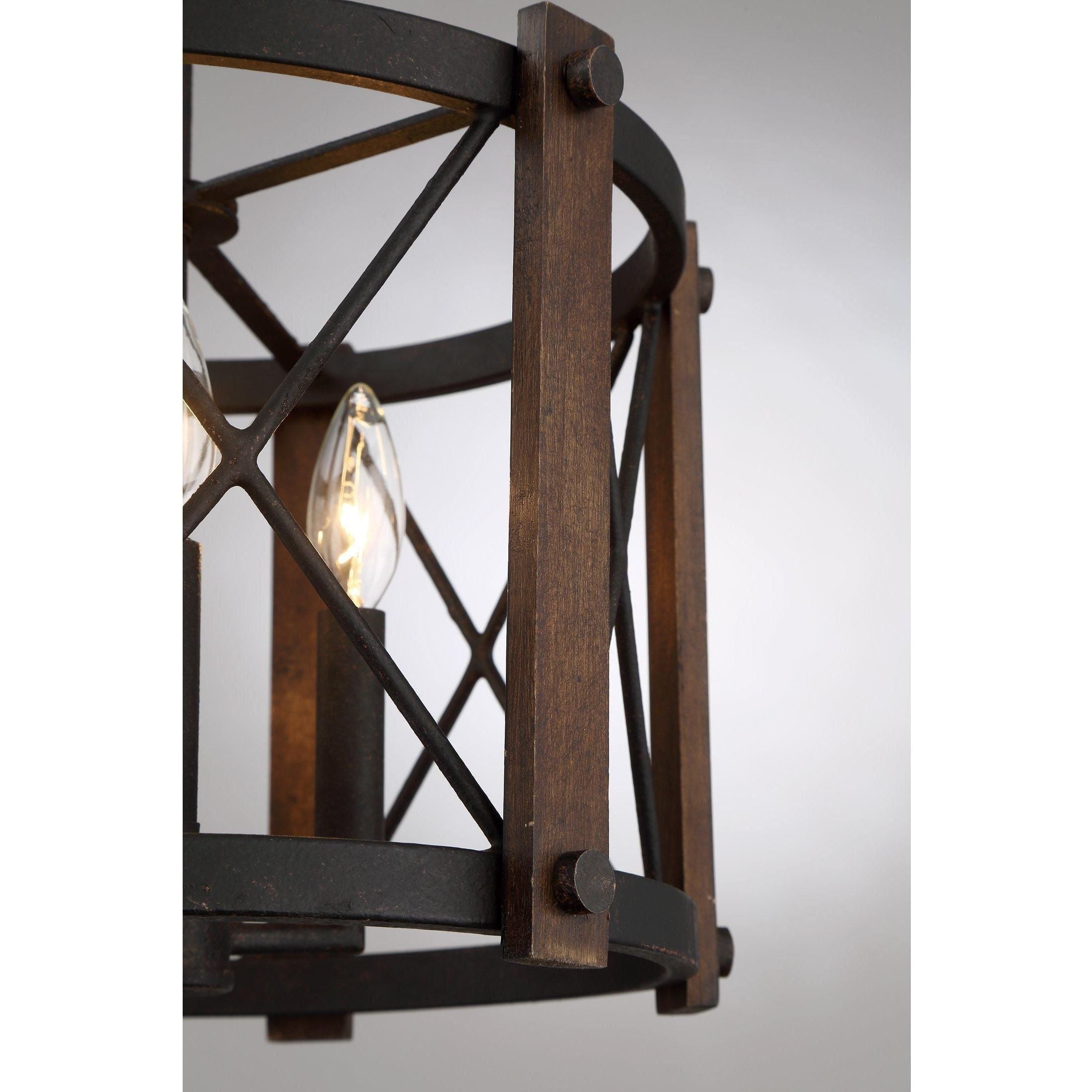 Quoizel - Baron Semi Flush Mount - Lights Canada