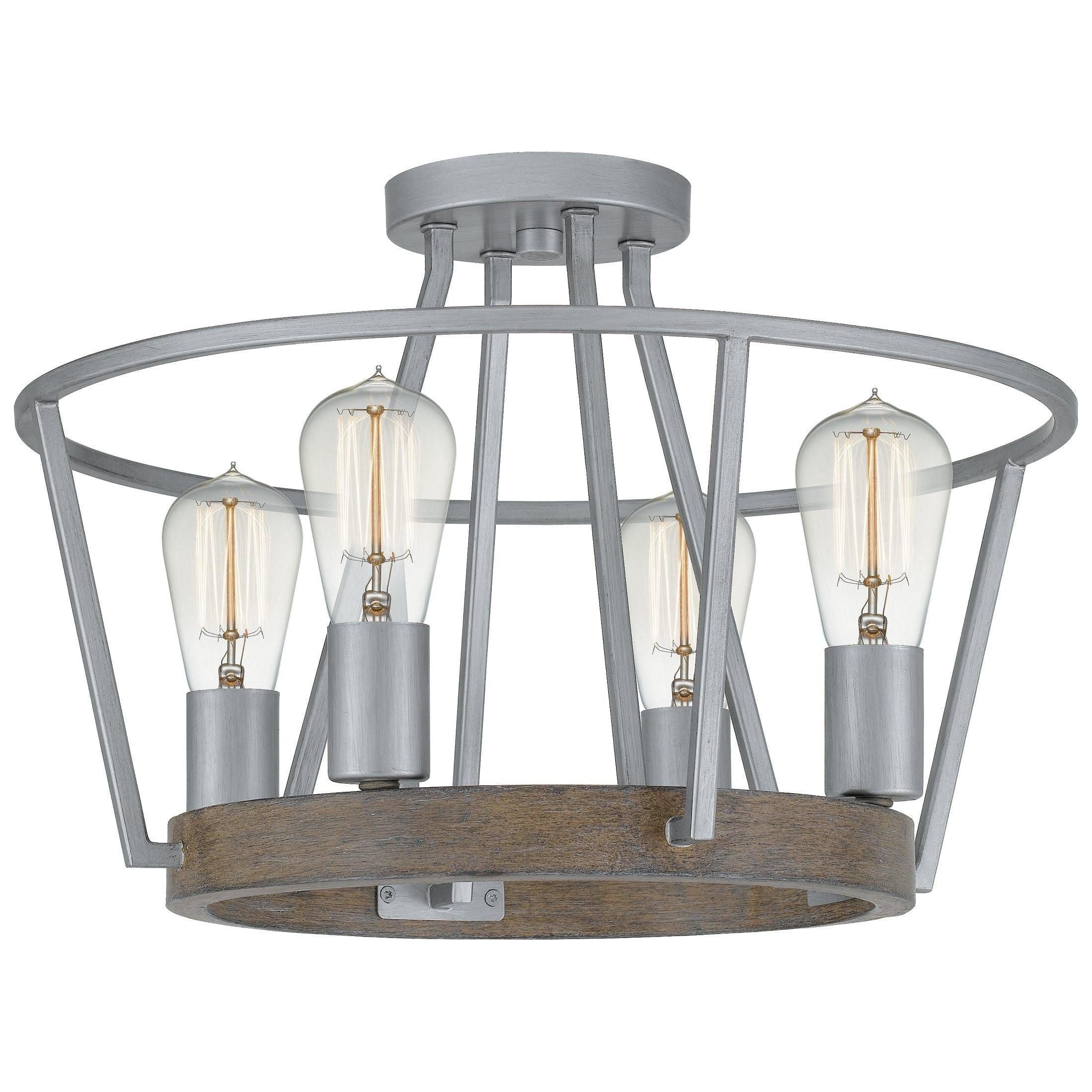 Quoizel - Brockton Semi Flush Mount - Lights Canada
