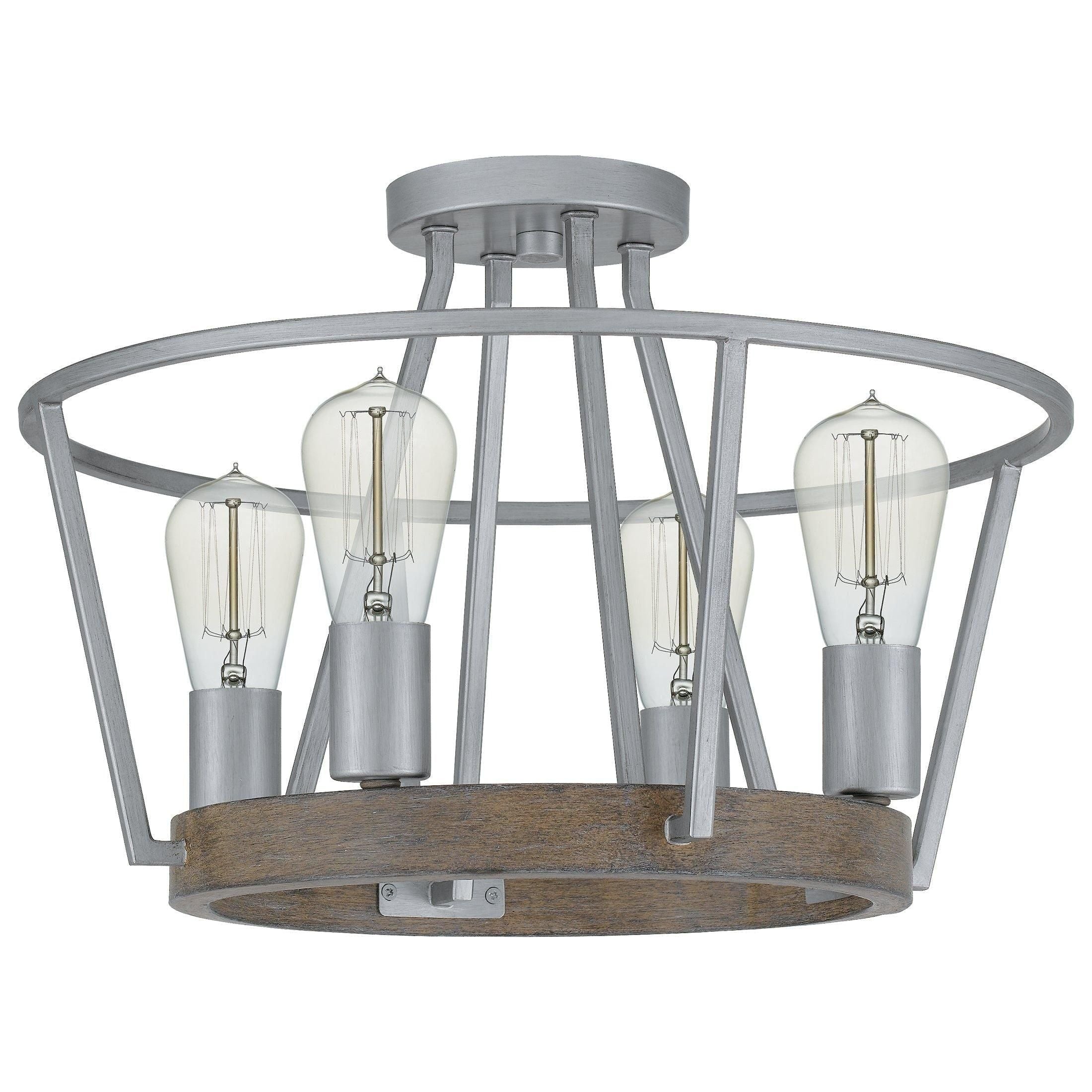 Quoizel - Brockton Semi Flush Mount - Lights Canada