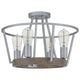 Quoizel - Brockton Semi Flush Mount - Lights Canada