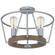 Quoizel - Brockton Semi Flush Mount - Lights Canada