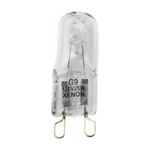 25W Xenon Bi-Pin G9 120V Bulb Clear