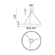 Matteo - O'Hara 24" 1-Light Chandelier - Lights Canada