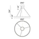 Matteo - O'Hara 40" 1-Light Chandelier - Lights Canada