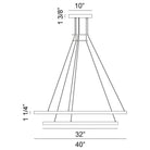 Matteo - O'Hara 40" 2-Light Chandelier - Lights Canada