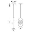 Matteo - Kennedy 1-Light Pendant - Lights Canada