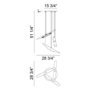 Matteo - Stylus 6-Light Chandelier - Lights Canada