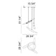 Matteo - Stylus 6-Light Chandelier - Lights Canada