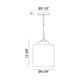 Matteo - Irresistible Organic Charm Mini Pendant - Lights Canada