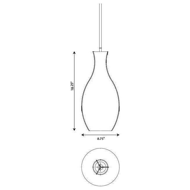 Matteo - Lagynos Collection Mini Pendant - Lights Canada