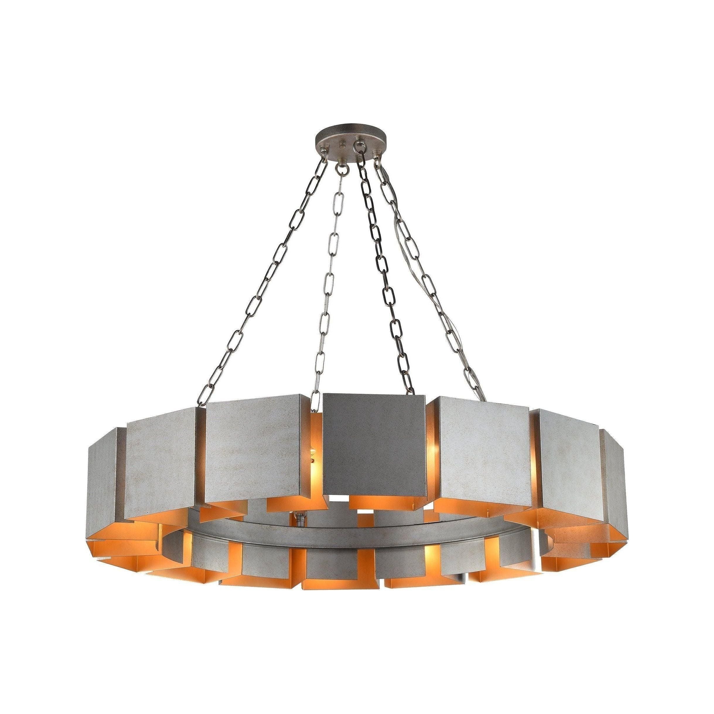 Matteo - Mattone Chandelier - Lights Canada
