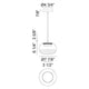 Matteo - Jayce 8" 1-Light Mini Pendant - Lights Canada