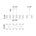 Matteo - Kristof 12-Light Chandelier - Lights Canada