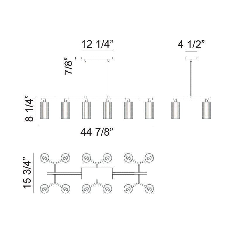 Matteo - Kristof 12-Light Chandelier - Lights Canada