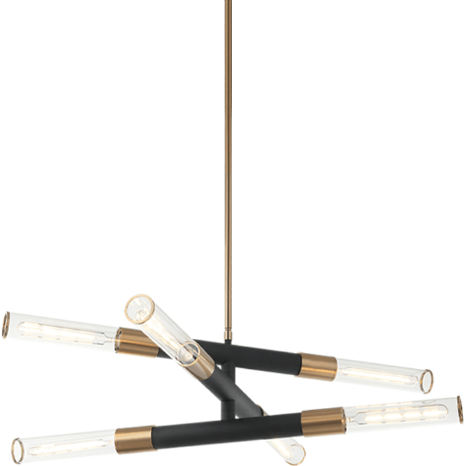 Matteo - Tubo 6-Light Pendant - Lights Canada