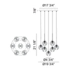 Matteo - Jemyca 7-Light Pendant - Lights Canada