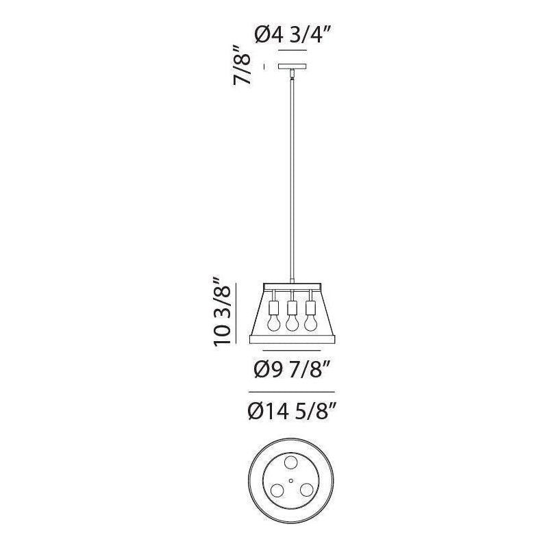 Matteo - Caske 16" Pendant - Lights Canada
