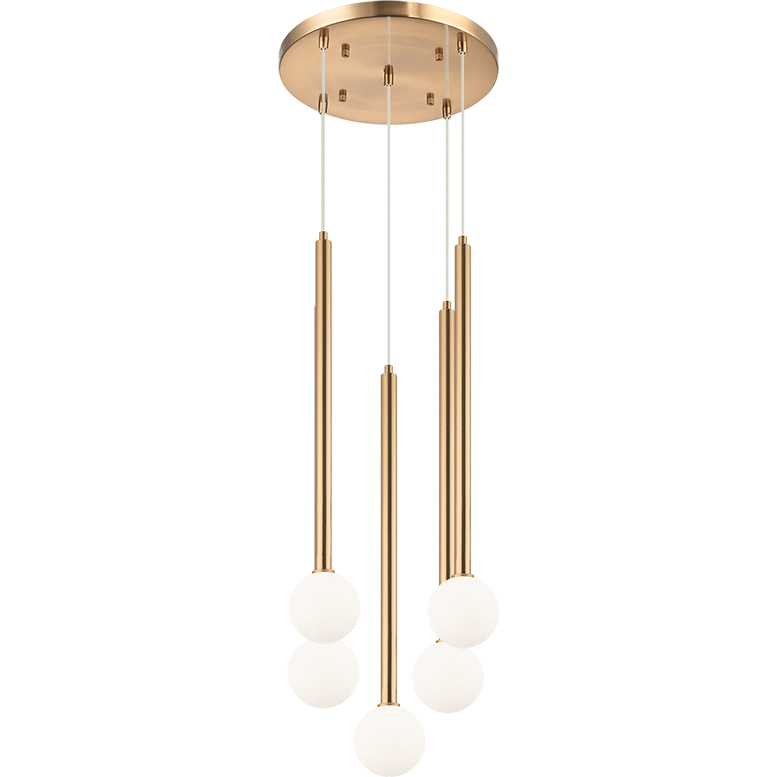 Matteo - Reigndrop 5-Light Pendant - Lights Canada