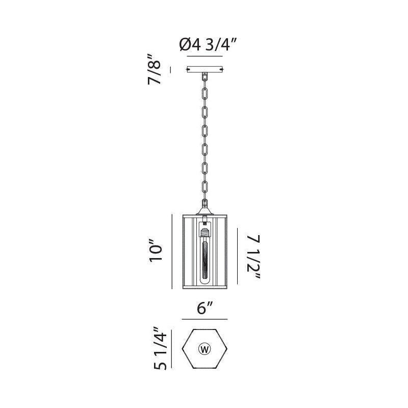 Matteo - Creed 1-Light Mini Pendant - Lights Canada