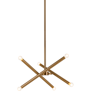 Matteo - Matchstix 6-Light Pendant - Lights Canada