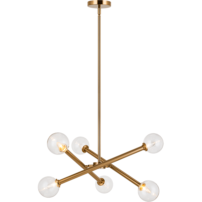 Matteo - Matchstix 6-Light Pendant - Lights Canada