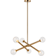 Matteo - Matchstix 6-Light Pendant - Lights Canada