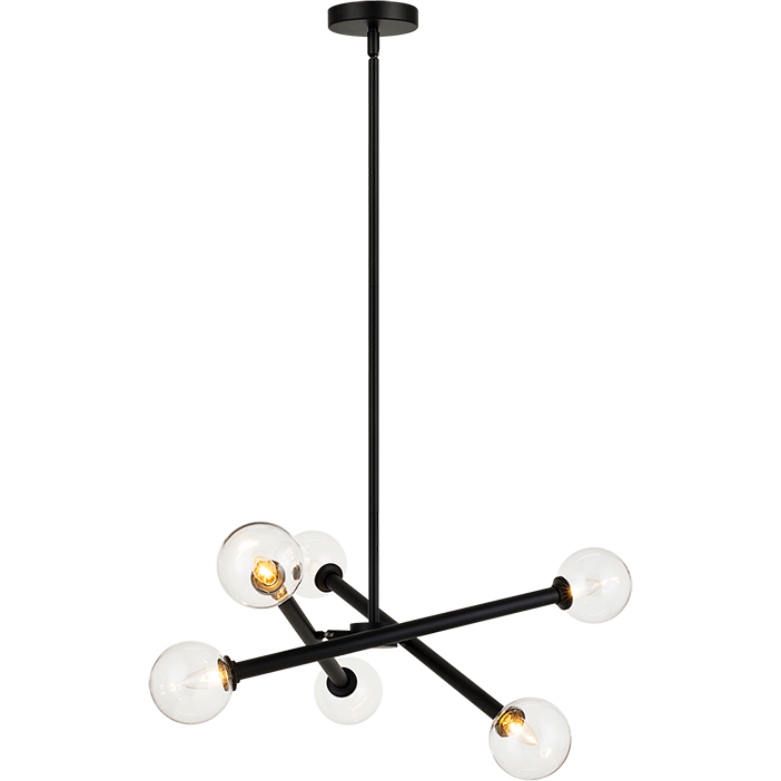 Matteo - Matchstix 6-Light Pendant - Lights Canada