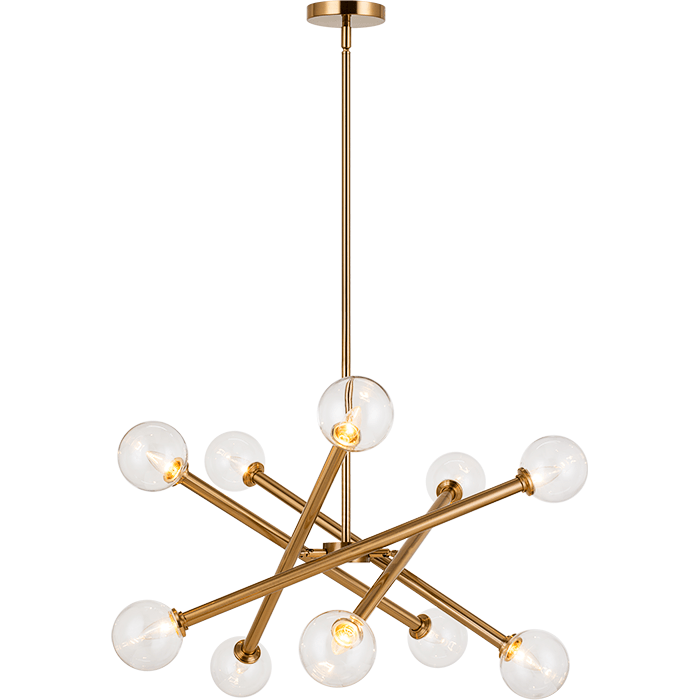 Matteo - Matchstix 10-Light Pendant - Lights Canada