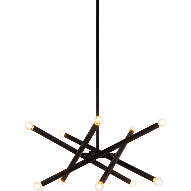 Matteo - Matchstix 10-Light Pendant - Lights Canada