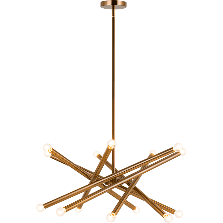 Matteo - Matchstix 14-Light Pendant - Lights Canada