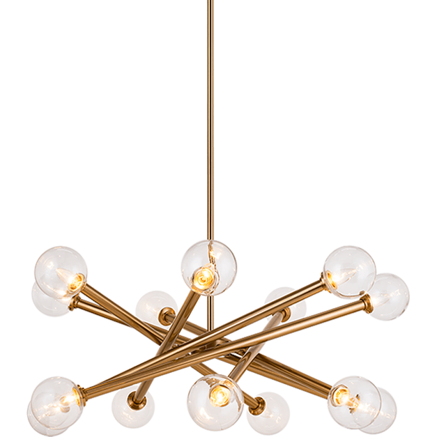 Matteo - Matchstix 14-Light Pendant - Lights Canada