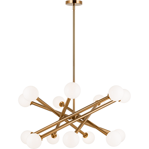 Matteo - Matchstix 14-Light Pendant - Lights Canada