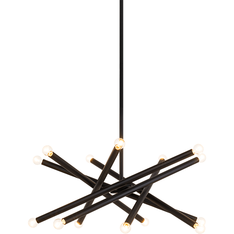 Matteo - Matchstix 14-Light Pendant - Lights Canada