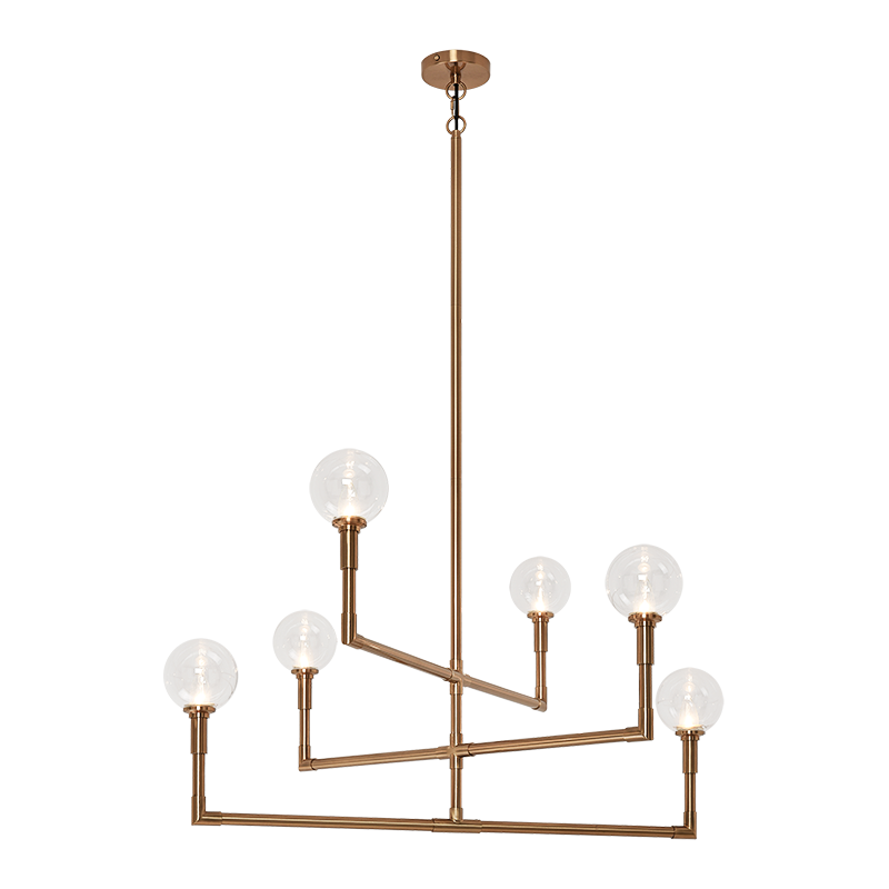 Matteo - Candlestix 6-Light Chandelier - Lights Canada