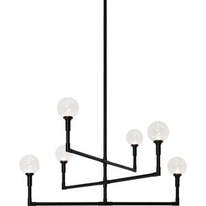 Matteo - Candlestix 6-Light Chandelier - Lights Canada