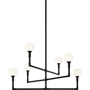 Matteo - Candlestix 6-Light Chandelier - Lights Canada