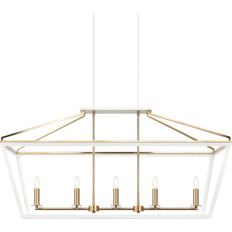 Matteo - Mavonshire 5-Light Linear Suspension - Lights Canada